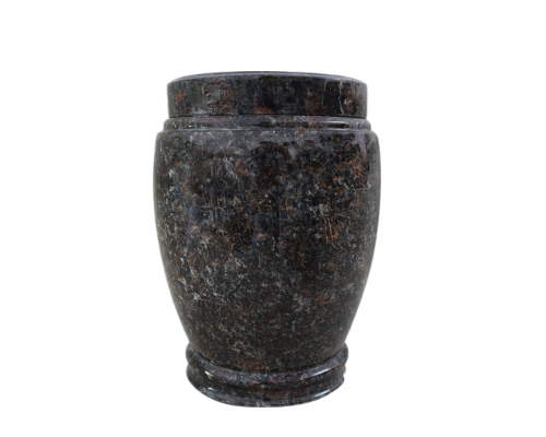 Pure Tan Brown Marble Cremation Urn